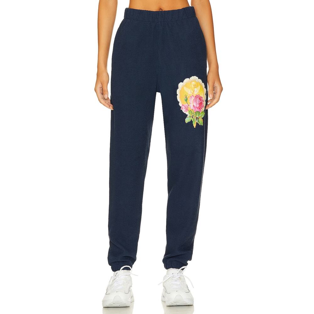 Boys Lie 'Room To Grow' Navy Terrycloth Sweatpants Size L